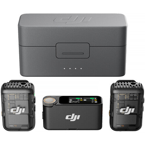 DJI Mic 2 Wireless Microphone (2 TX + 1 RX + Charging Case)