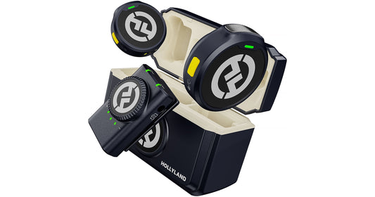 Hollyland LARK M2 Duo with USB-C Plug (Shine Charcoal) with One Year Official Warranty Pro Shot