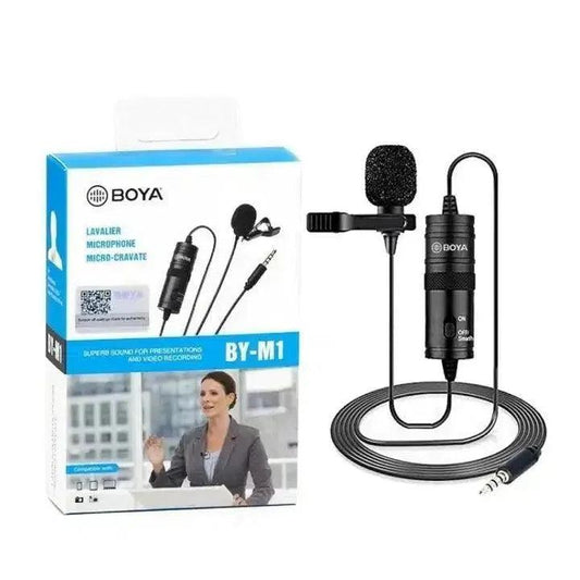 Boya BY M1 Professional Collar Microphone 3.5mm Audio for Microphone Pro Shot