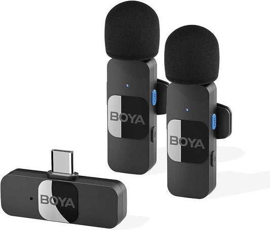 BOYA BY-V20 WIRELESS MICROPHONE FOR TYPE-C With Official 3 Years Warranty Pro Shot