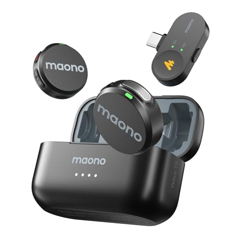 MAONO Wave T5 PC2 Type-C Wireless Lavalier Microphone