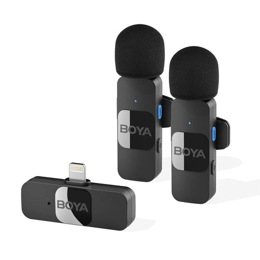 BOYA BY-V2 WIRELESS MICROPHONE FOR TYPE-C With Official 3 Years Warranty Pro Shot