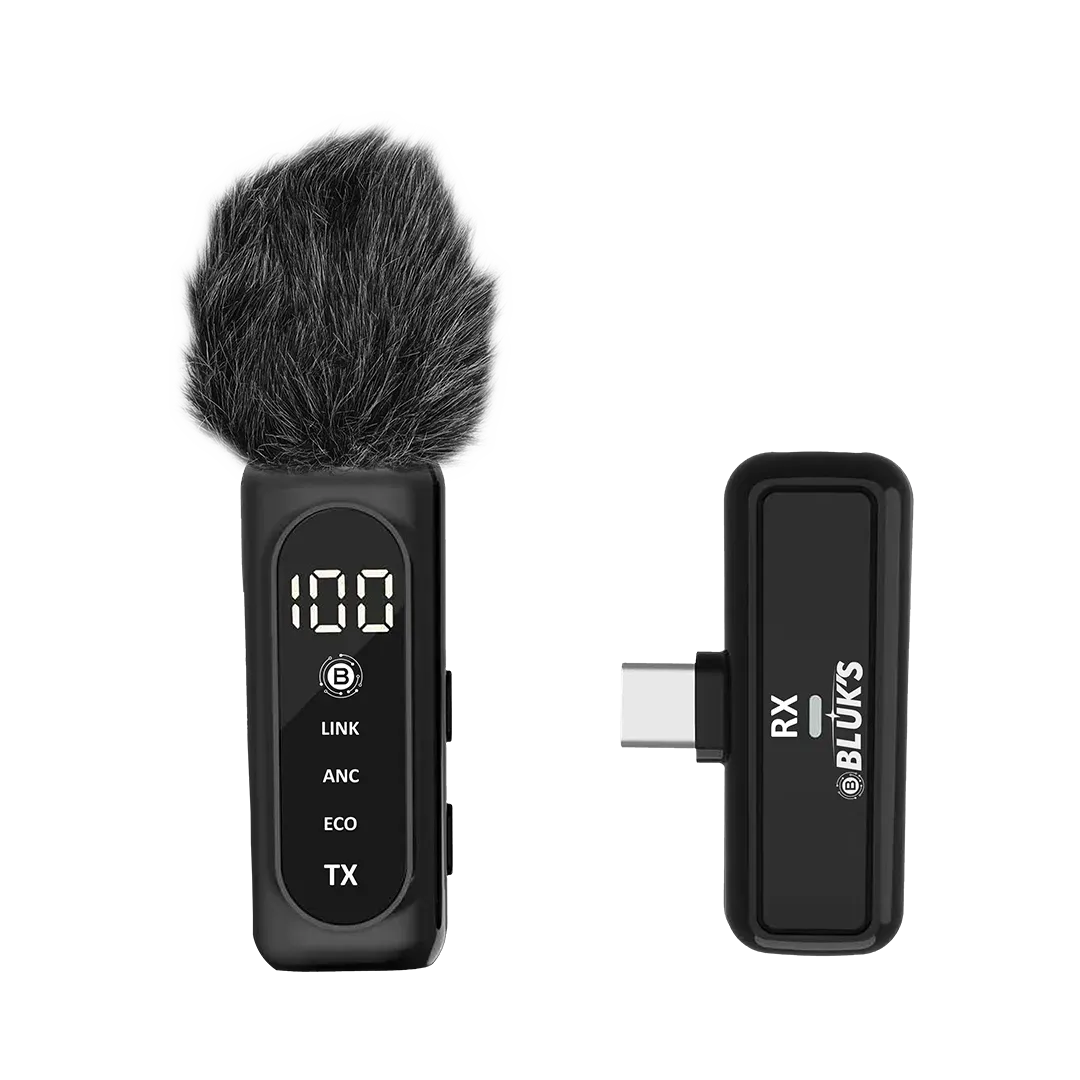 BLUK'S BX-118 Voxnix-Air Single Wireless Lavalier Microphone