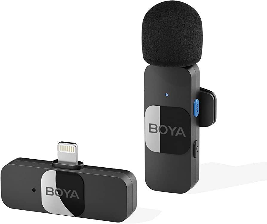 BOYA BY-V1 WIRELESS MICROPHONE FOR IOS With Official 3 Years Warranty Pro Shot