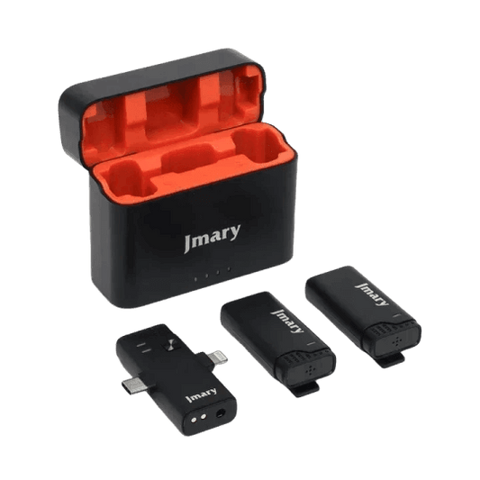 Jmary MW-16 2.4G Dual Wireless Microphone All in One Pro Shot