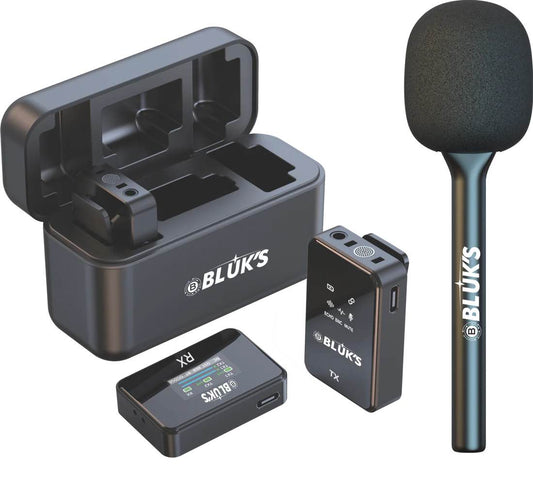 BLUK'S BX-222 Dual Wireless Microphone System