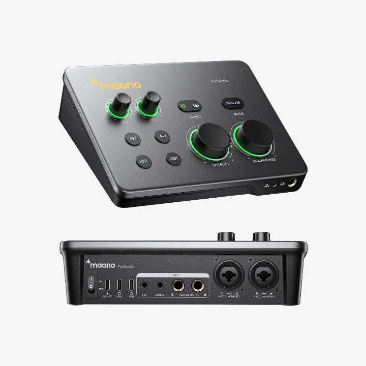 MAONO P2 USB Hybrid Audio Interface for Music Production and Podcasting