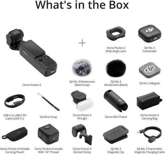 DJI Osmo Pocket 4 Creator Combo