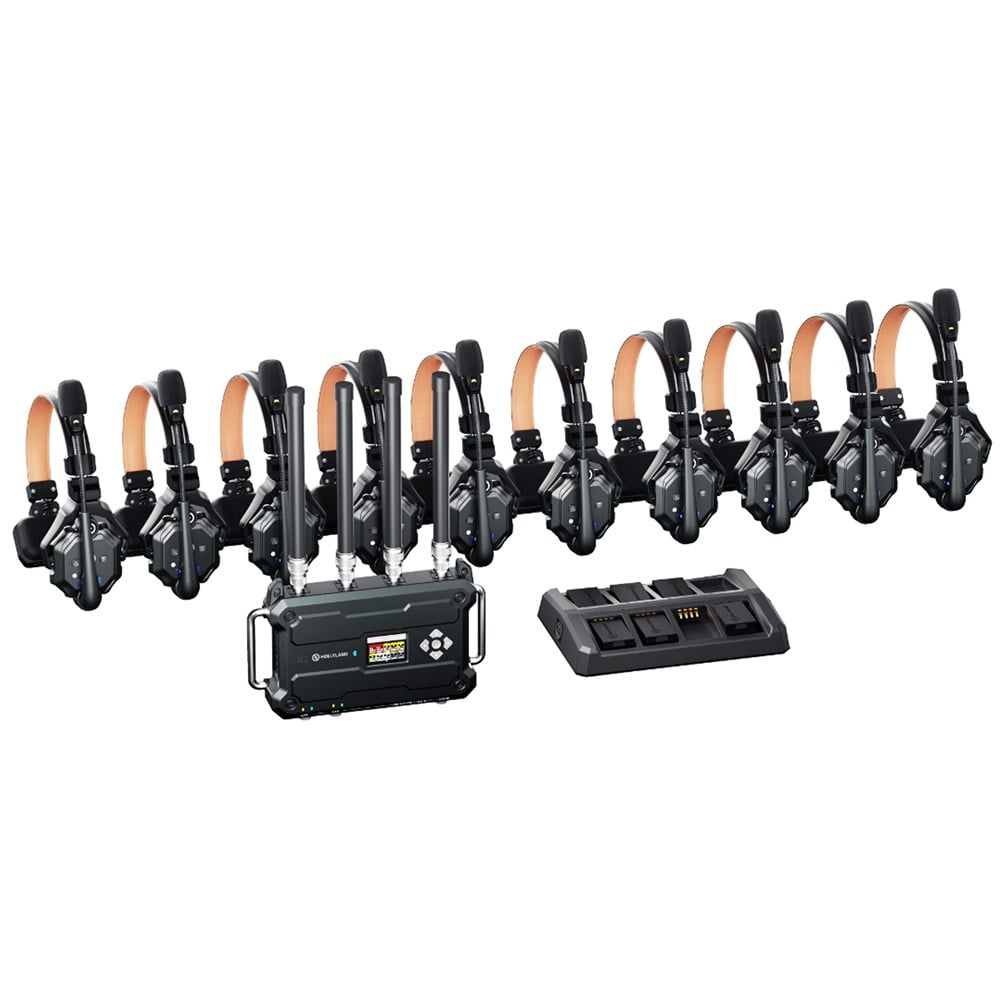 Hollyland Solidcom C1 Pro - Roaming Hub 10S (V Mount) with One Year Official Warranty Pro Shot