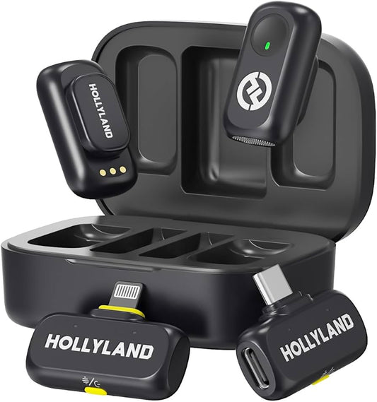 Hollyland LARK A1 Combo (Space Gray) with One Year Official Warranty Pro Shot