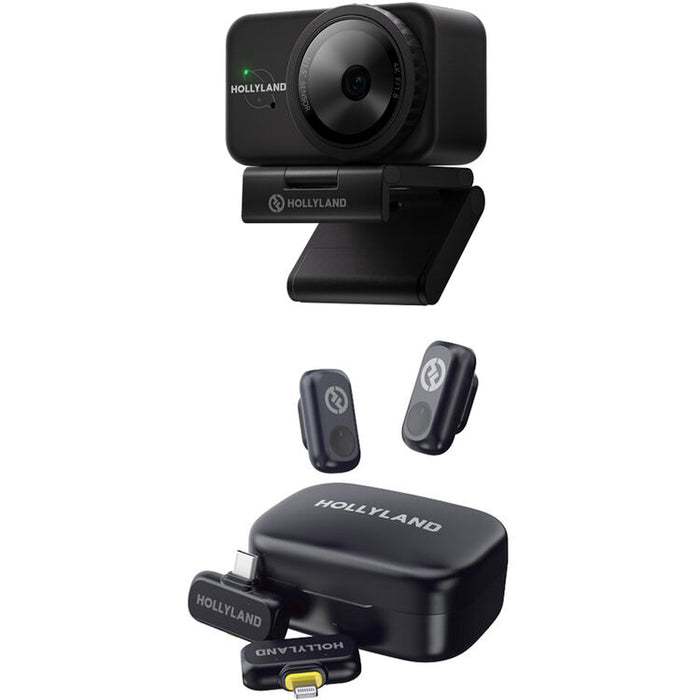 Hollyland Lyra Streaming Combo (Black, with LARK A1 TX) with One Year Official Warranty Pro Shot