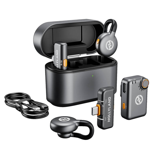 Hollyland LARK M2S Ultimate Combo (Space Gray) with One Year Official Warranty Pro Shot