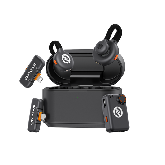 Hollyland LARK M2S Ultimate Combo (Space Gray) with One Year Official Warranty Pro Shot