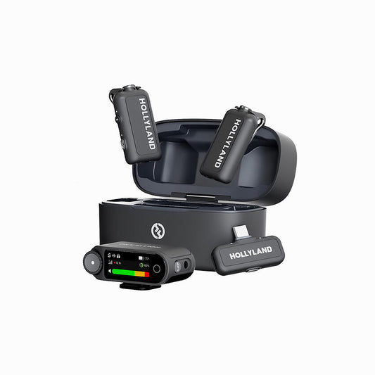 Hollyland LARK MAX 2 Combo (Space Gray) with One Year Official Warranty Pro Shot