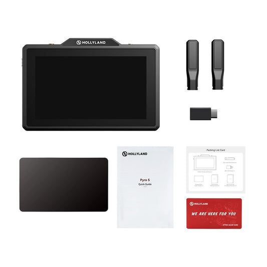 Hollyland Pyro 5 Wireless Transceiving Monitor with One Year Official Warranty Pro Shot