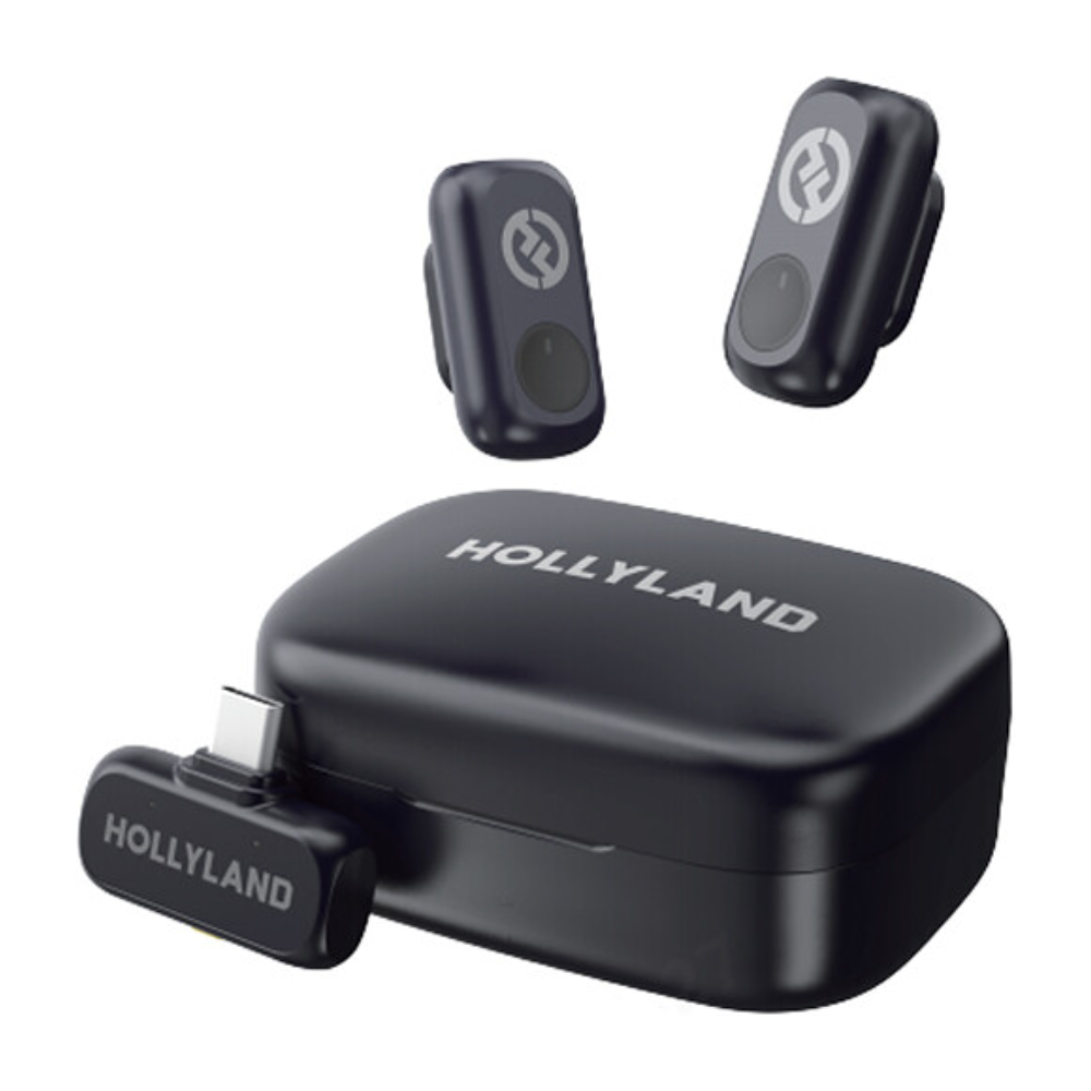 Hollyland LARK A1 Duo (Space Gray) with One Year Official Warranty Pro Shot