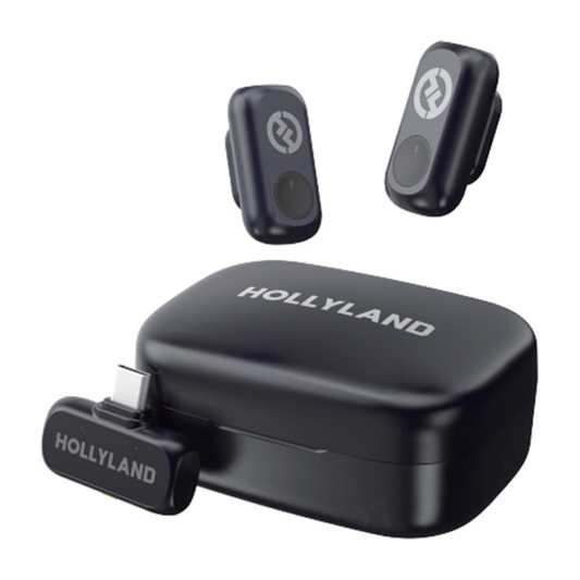 Hollyland LARK A1 Duo (Space Gray) with One Year Official Warranty Pro Shot