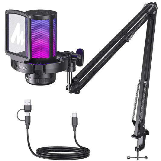 MAONO DGM20W Wireless Condenser Podcast Microphone