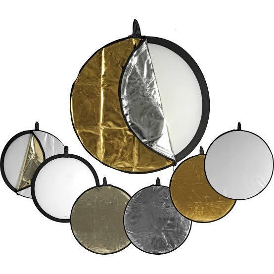 5-in-1 Collapsible Circular Reflector Disc 120cm Pro Shot