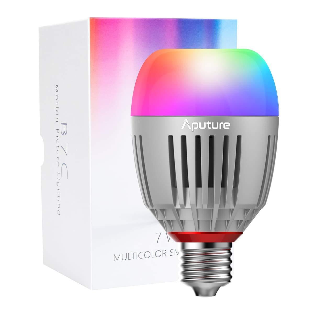 Aputure Accent B7C 7W RGBWW Multi-Color Smart Bulb Pro Shot