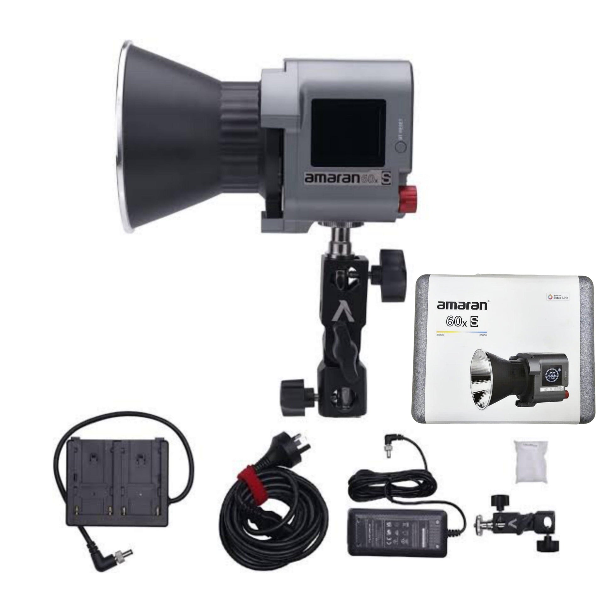 Aputure Amaran COB 60x S - Compact Bi-Color Point-Source Light Pro Shot