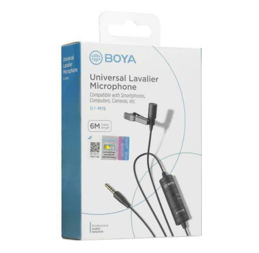 BY-M1S Universal Lavalier Microphone Pro Shot