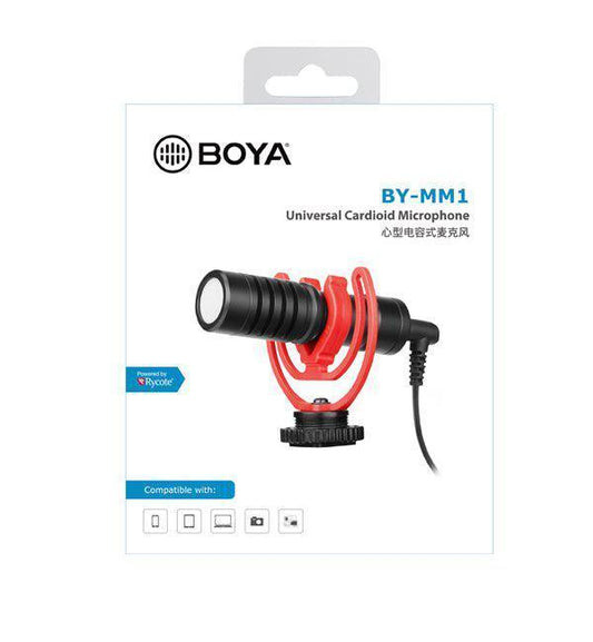 Boya BY-MM1 Universal Cardiod Shotgun Microphone Pro Shot