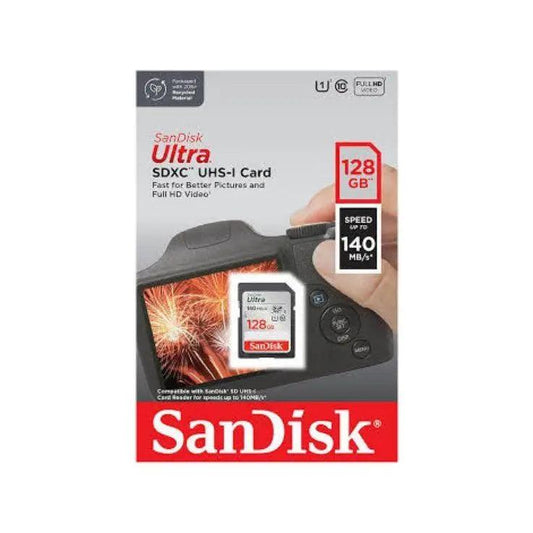 SanDisk Ultra SDXC Card 128GB 140MB/s Pro Shot