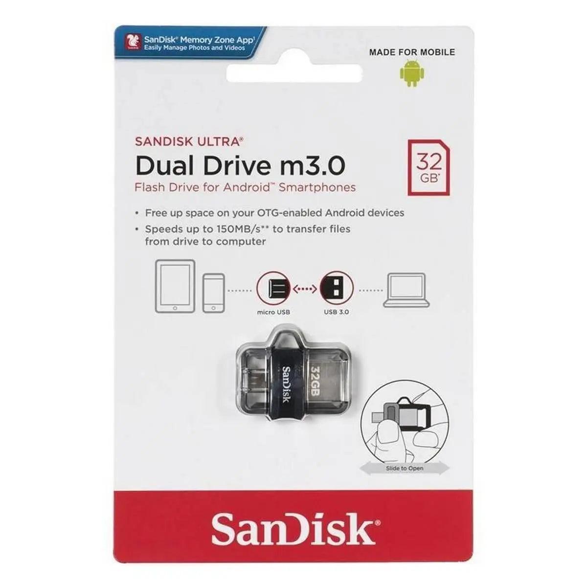 Sandisk Ultra Dual Drive M3.0 - 32 GB Pro Shot