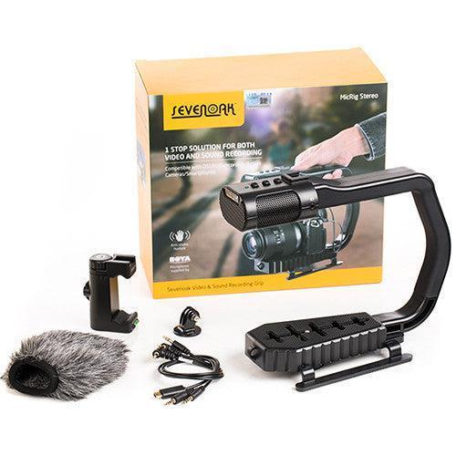Sevenoak Camera Stabilizer with Built-In Boya Microphone MICRIG Pro Shot